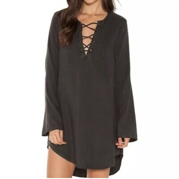 cloth & stone Tops - 3/$25 Cloth & Stone Lace Up Tunic Dress